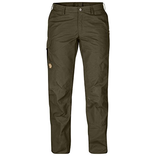 FJÄLLRÄVEN Damen Karla Pro Outdoor-Hose, Dark Olive, 34