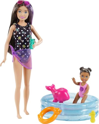 Barbie GRP39 Skipper Playset-Pool & Toddler