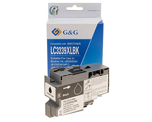 G&G Druckerpatrone kompatibel zu Brother LC-3239XL-BK Schwarz