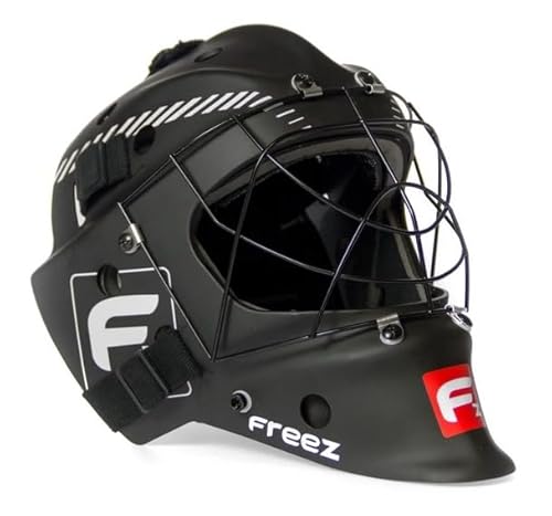 mb-m FREEZ Floorball Torwartmaske Torhüter Helm Goalie Helmet Z-280 Black/schwarz Senior