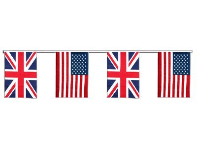 Flaggenfritze® Freundschaftskette Großbritannien - USA