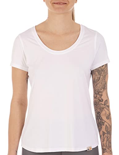 UV Free Shirt, Rundhals Damen (M, Weiß)