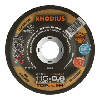 RHODIUS TOPline XTK6 EXACT PACK Extradünne Trennscheibe