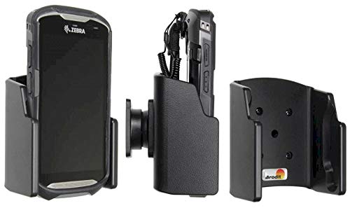 Brodit 511926 Kfz-Halterung in schwarz für Handy/Smartphone, Klemmhalterung, Zebra TC56