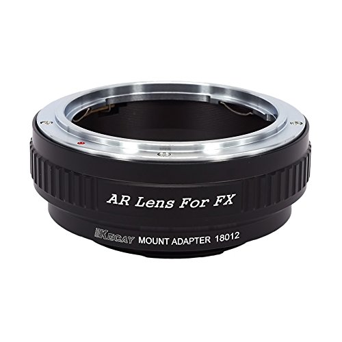 KECAY® Objektiv Mount Adapter Ring Objektiv Adapterringe für Konica AR Objektiv auf Fujifilm FX Kameragehäuse, X-Pro1, X-E1, X-E2, X-A1, X-M1, X-T1, X-T10, AR-FX