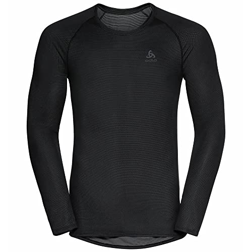 Odlo Herren Active F-Dry Light Baselayer-Shirt, Black, M