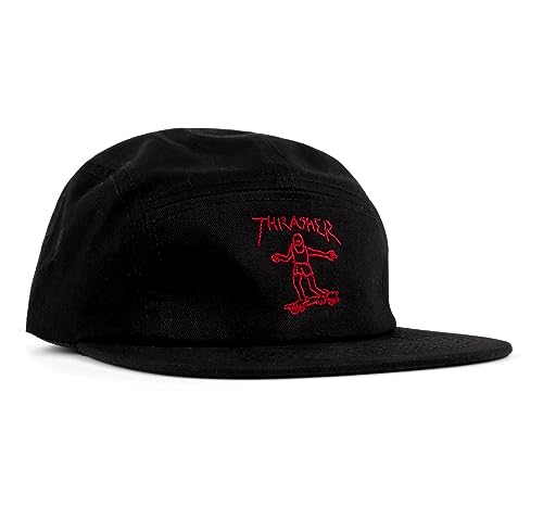 Thrasher Men's Camp Gonz Black/Red Strapback Hat
