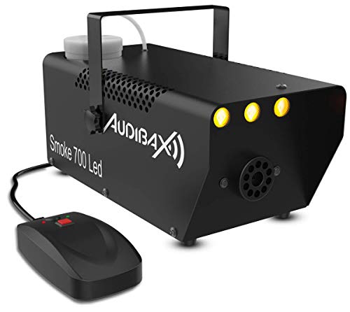 Audibax Smoke 700 LED Rauchmaschine 700 W Disco-Tragbar + Fernbedienung