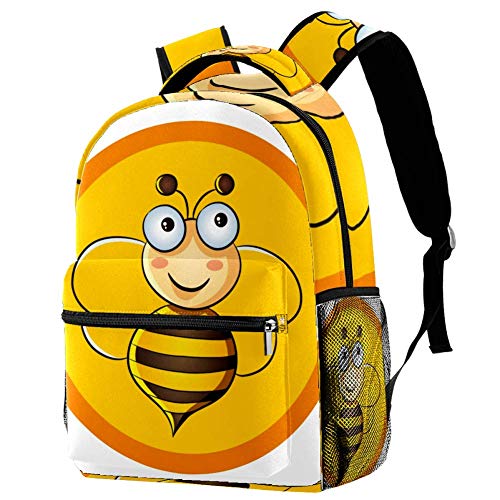 Grundschule Schultasche Gelbe Biene Teenager Mädchen Schulrucksack ergonomischer Kinderrucksack Jugendliche 29.4x20x40cm
