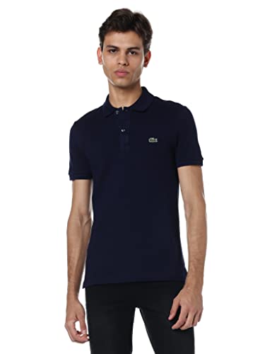 Lacoste Herren Polo T-shirt Ph4012, Blau (Marine), XXXX-Large (Herstellergröße: 9)