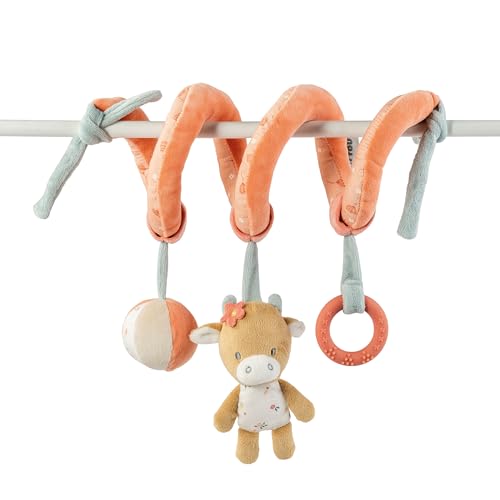 Nattou Cot Hanging Toy Mila, Lana and Zoe, One Size cm, Coral