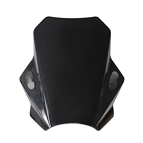TEAUSA Passend for 700 CLX 700CLX 700CL-X Universal-Motorrad-Windschutzscheibe Windschutzscheibenabdeckungen Screen Smoke Lens Motorräder Deflector (Size : Black)
