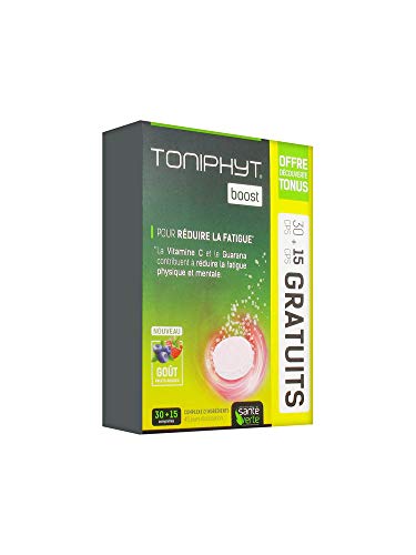 Sante Vert – Boost Gout Rote Früchte 30 + 15 Tabletten Toniphyt Sante Grün
