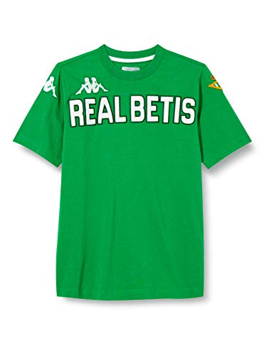 Kappa Eroi Betis T-Shirt Unisex Kinder, Unisex Kinder, Unterhemd, 31157DW_A00_6Y, grün, 6 años