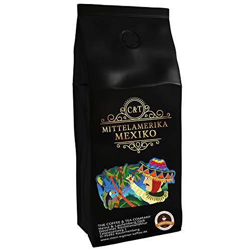 Kaffeespezialität Aus Mittelamerika - Mexico, Dem Reich Der Azteken (1000 Gramm,Ganze Bohne) - Länderkaffee - Spitzenkaffee - Säurearm - Schonend Und Frisch Geröstet