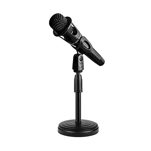Mikrofonständer für den Schreibtisch, mit erhöhter Basis, für Singing K Song, Mobile Live Artifact