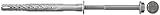 fischer Langschaftdübel SXRL 14x140 FUS R, Dübel mit Sechskantschraube & angeformter U-Scheibe aus nicht rostendem Stahl (50 Stk.), Nylondübel für optimalen Halt von Metallkonstruktionen