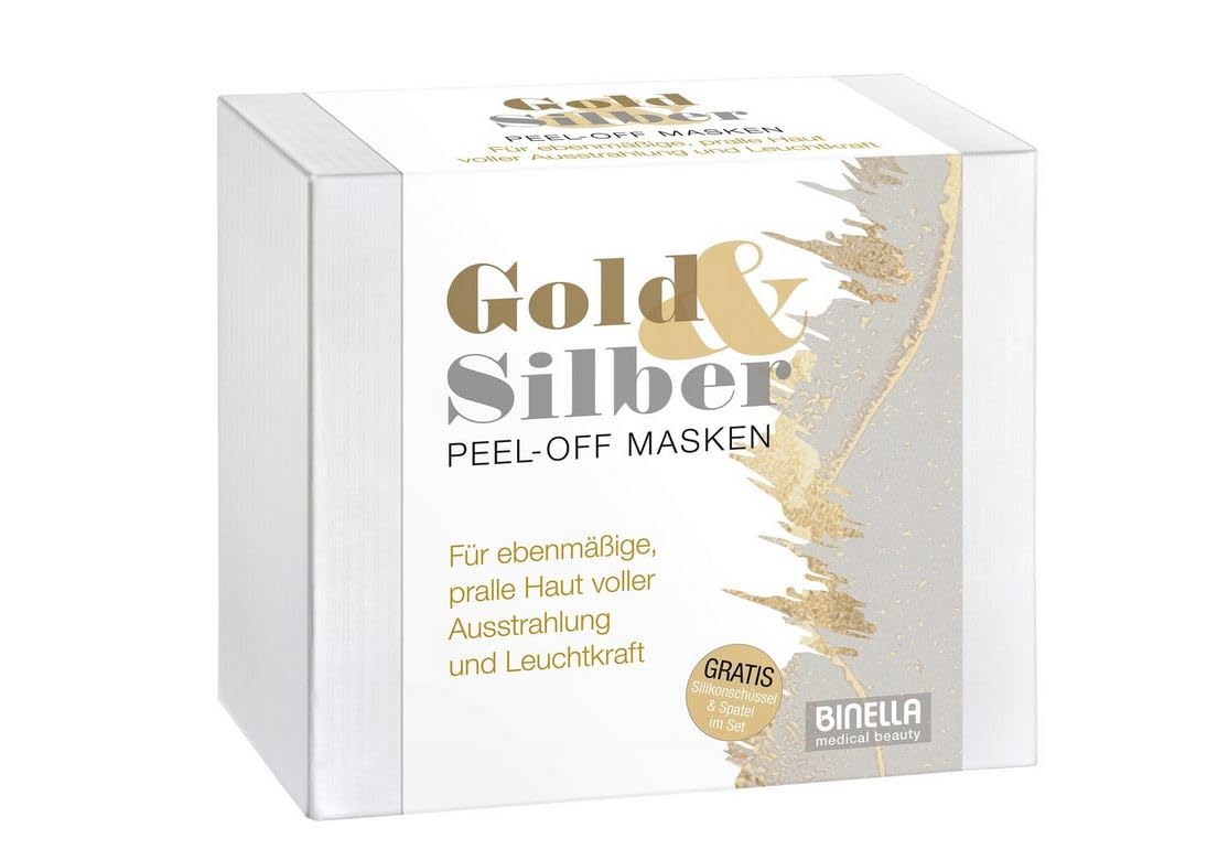 Binella Gold & Silber Peel-off Masken 8 x 15 g