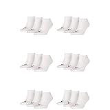 PUMA 18 Paar Sneaker Invisible Socken Gr. 35-49 Unisex für Damen Herren Füßlinge, Farbe:300 - white, Socken & Strümpfe:43-46