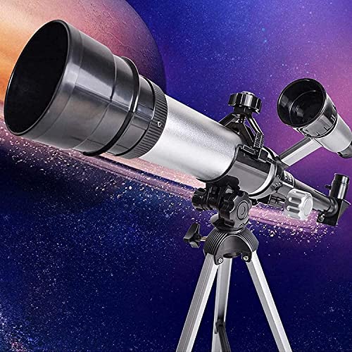 Portable Refractor Telescope,50mm Aperture 360mm AZ Kids Adults Mount Astronomical Refracting Telescope,Fully-Coated Glass Optics YangRy