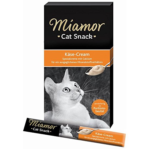 Miamor Cat Snack Käse-Cream | 11x5x15g Katzensnacks