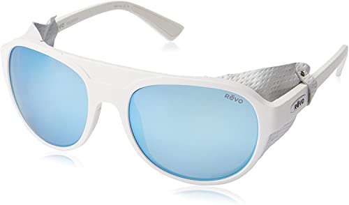 Revo Sonnenbrillen TRAVERSE RE 1036 MATTE WHITE/BLUE WATER Unisex Brillen für Erwachsene