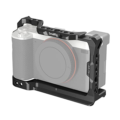 SMALLRIG A7C Vollkäfig Kamera aus Aluminiumlegierung für Sony A7C, integrierter Kaltschuh, mit Schnellwechselplatte für Arca-Swiss und Aufnahmelöchern für ARRI - 3081B
