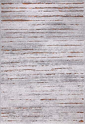 wecon home Woodland Moderner Markenteppich, Polypropylen/Polyester, Braun, 150 x 80 x 1.3 cm