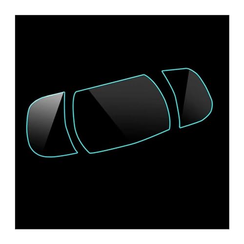 SIMBAE Für Kadjar 2016–2019 Auto-Instrumententafel-Schutz Armaturenbrett-Center-Steuerung Touchscreen PET-Folie Displayschutzfolie Navigation Schutzfolie