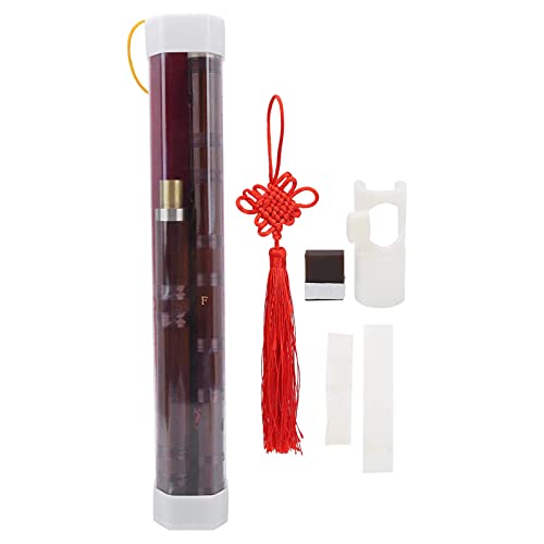 Bambusflöte Dizi, tragbares chinesisches Musikinstrument, traditionell für professionelle populäre Lieder Einzigartiges Geburtstagsgeschenk Geburtstagsgeschenkideen(Key F)
