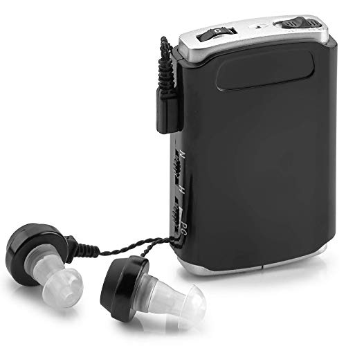 MEDca - Pocket Voice Enhancer Device mit Duo Mic/Ear Plus zusätzlichem Kopfhörer- und Mikrofonset, persönliches Gerät