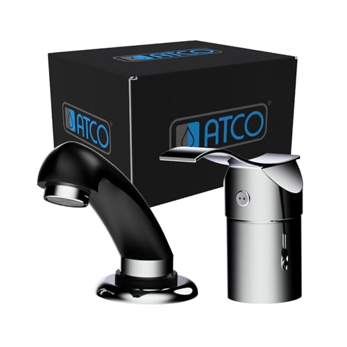 ATCO® Friseur Friseurarmatur WAVE HD Waschtischarmatur Wasserhahn Waschbecken Armatur Rückwärtswaschbecken Chrom