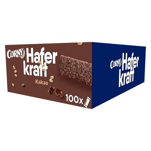 Corny Haferkraft Kakao, Haferriegel 100er Pack (100 x 35g)