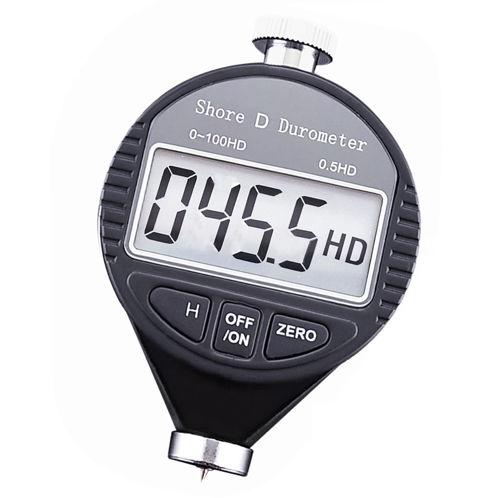 Digitaler 0-100HD Shore D Härte Durometer Maßstab für Gummi, Reifen und Kunststoff (D)