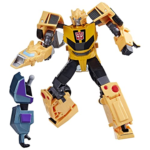 Transformers Spielzeug EarthSpark Deluxe-Klasse Bumblebee, 12,5 cm große Action-Figur, Roboterspielzeug für Kinder ab 6