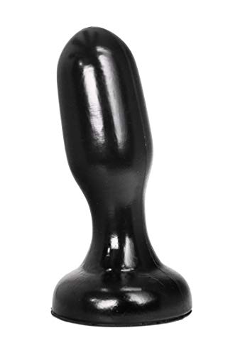 All Black kegelförmig extremer Analplug, 19.5 cm Länge, Schwarz, 1er Pack(1 x 1 Stück)