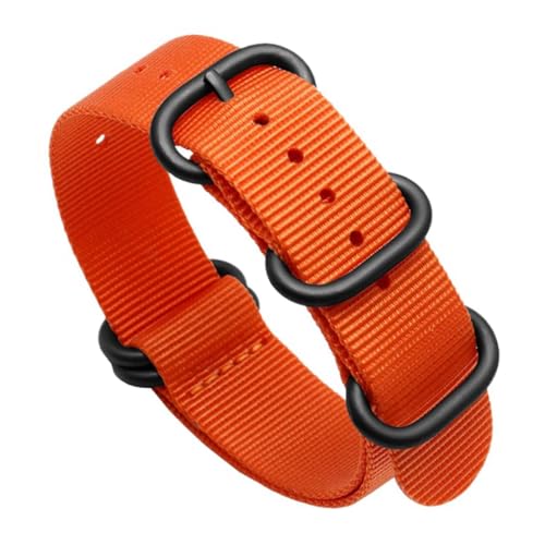 SpaRcz Armband Nylonarmband Army Sport Wasserdichtes Uhrenzubehör 18-24mm, Farbe 7, 24mm