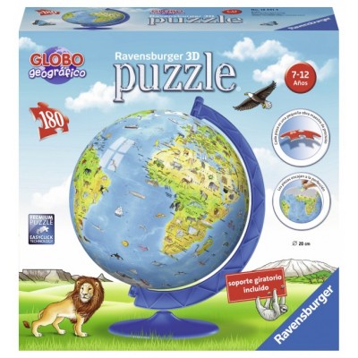 Ravensburger 3D Puzzle - Globe in Spanisch 180 Teile Puzzle Ravensburger-12341 2
