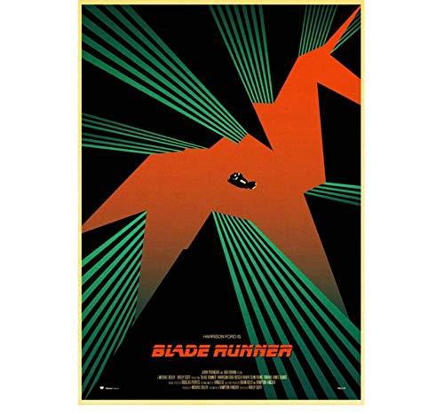 ZOEOPR Poster Film Poster Blade Runner 2049 Filmschauspieler Ryan Gosling und Harrison Ford Portrait Poster Leinwandmalerei Wohnkultur 50 * 70Cm No Frame