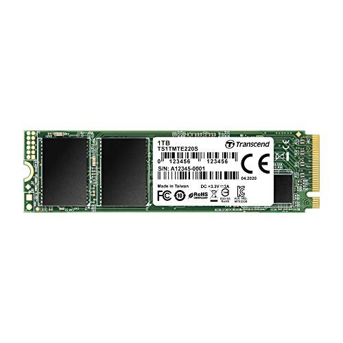 Transcend 1TB NVMe PCIe Gen3 x4 MTE220S M.2 SSD Solid State Drive TS1TMTE220S