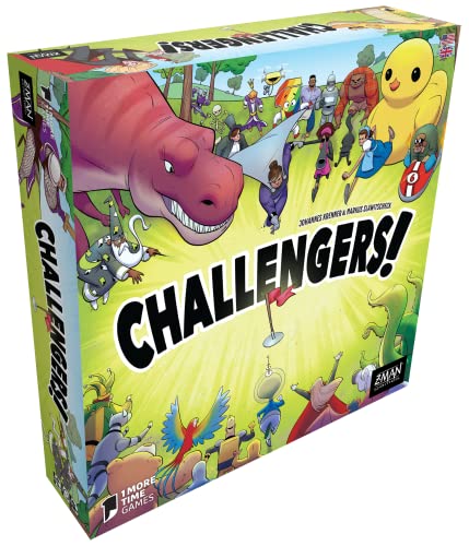 Z-Man Games - CHALLENGERS! - Board Game - English Version - Mehrfarbig, Einzelstück
