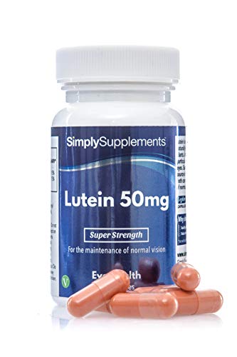 Lutein 50mg - Geeignet für Veganer - 60 Kapseln - SimplySupplements