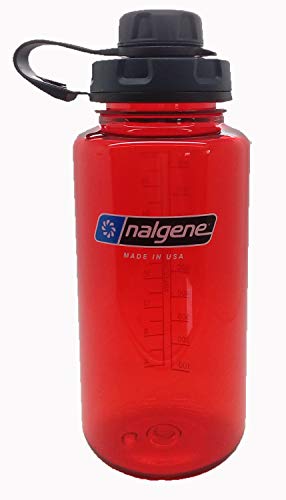 Nalgene Flasche 'Everyday Weithals' - 1 L, rot, capCAP'-schwarz