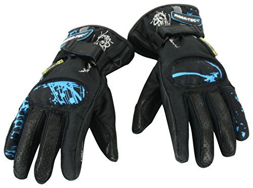 Rider-tec Handschuhe Motorrad Sommer Damen rt4301-bt, schwarz/blau, Größe XL