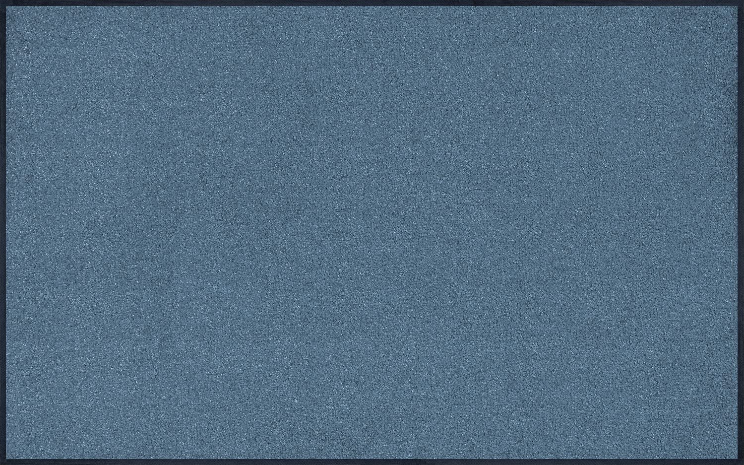 wash+dry Fußmatte, Steel Blue 75x120 cm, innen und außen, waschbar
