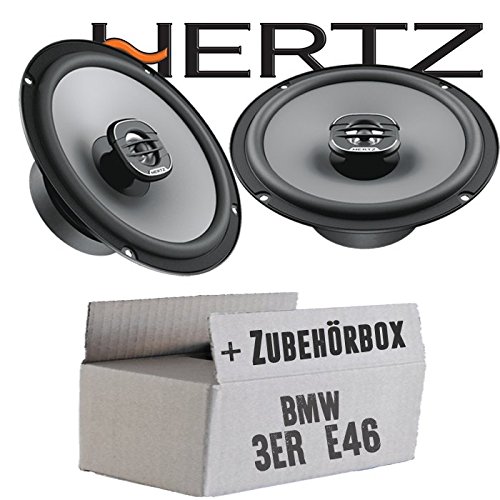 Lautsprecher Boxen Hertz X 165-16,5cm Koax Auto Einbauzubehör - Einbauset für BMW 3er E46 - JUST SOUND best choice for caraudio
