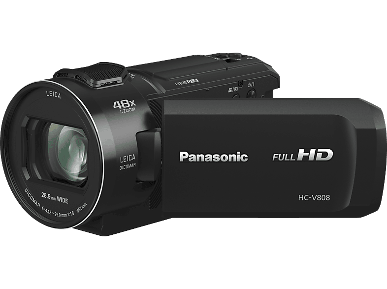 PANASONIC HC-V808EG-K LEICA Camcorder , BSI-MOS 8,57 Megapixel, 24xopt. Zoom 2