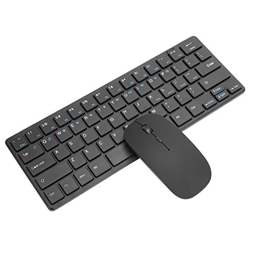 Keyboard Mouse Set, 2.4G USB Receiver Wireless Keyboard and Mice Combos Portable Low Noise Keys Keypad for Computer, Laptop, Desktop PC