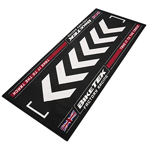 BikeTek Motorrad Werkstatt Pit Garage Matte Union Jack 190x80cm