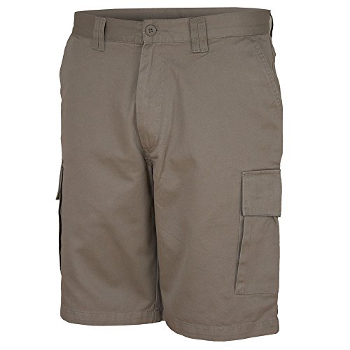 Carson Classic Casuals KTHKS.KH Carson Classic Cargo Shorts aus reiner Baumwolle, Khaki, 38